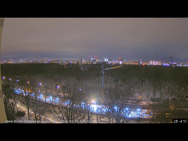 Webcam Berlin Tiergarten Skyline