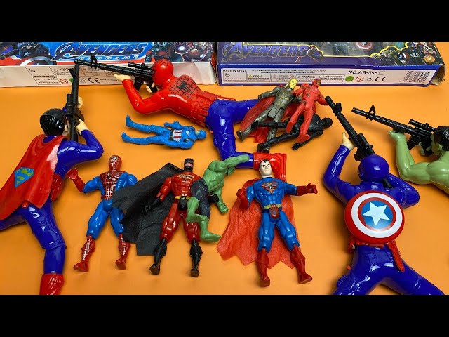 Avenger Superhero, Action Figures/ Unboxing/Ironman.Hulk.Thor. Spiderman