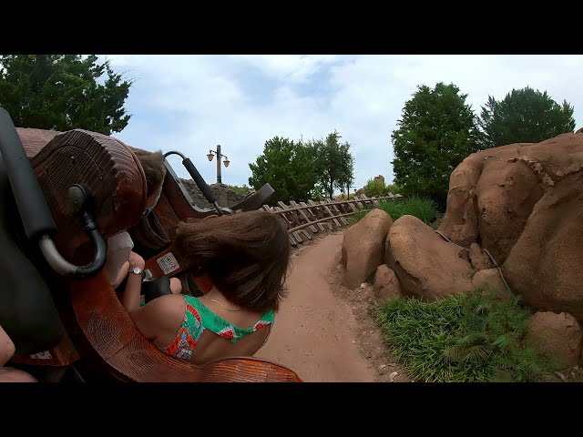 Rollercoaster  3D VR 360  5.7K Walt Disney World Magic Kingdom Orlando full ride video