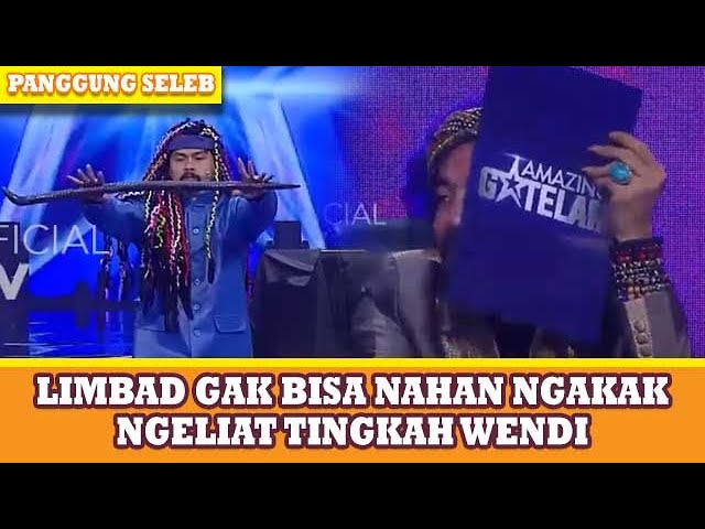 NGAKAKK !! MASTER LIMBAD GAK TAHAN KETAWA LIAT TINGKAH WENDI - PANGGUNG SELEB