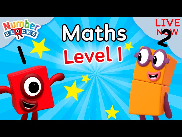 Maths - Level 1 🚀| Back to School Counting Fun | Learn to Count | Numberblocks