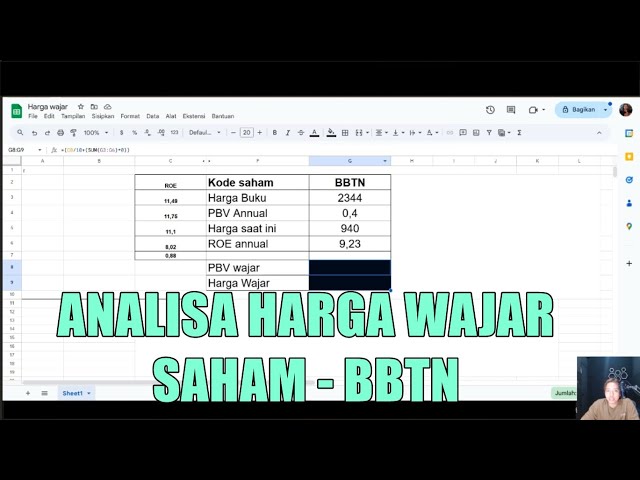 ANALISA HARGA WAJAR SAHAM - BBTN