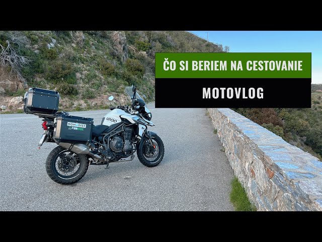 MOTOVLOG #14 - Čo si beriem so sebou na cestovanie | FUNRIDE