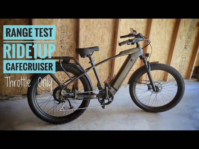 eBike Range Test | Ride1Up Cafe Cruiser Throttle Only