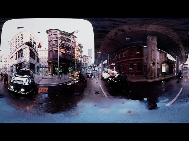 Unreal Engine 4. Camera 360. Rendering 360  Raytracing DXR. Test3