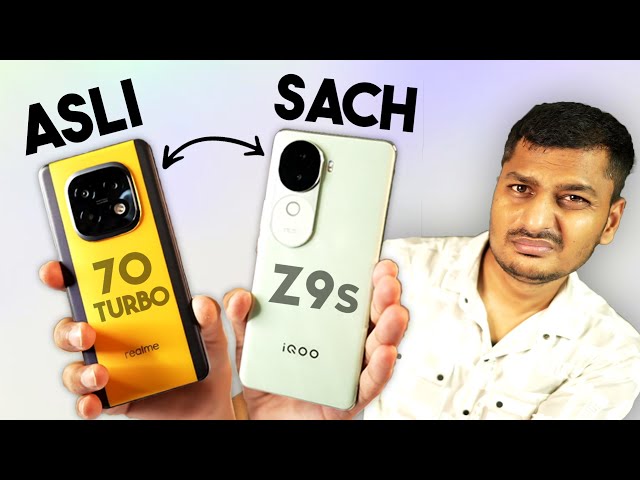 Realme Narzo 70 Turbo vs iQOO Z9s Full Comparison, Camera Test & BGMI Test *Real Test 🥶*