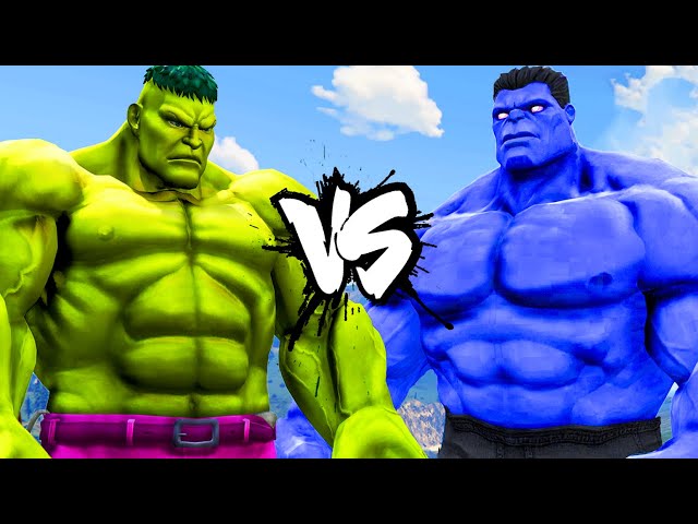 Hulk vs Blue Hulk | Epic Battle Superheroes Comic - DETEE Cinematic