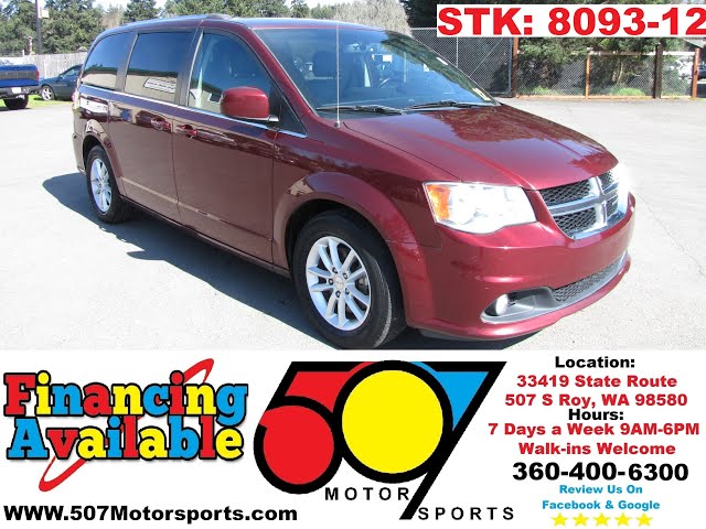 2018 Dodge Grand Carvan SXT STK: 8093-12