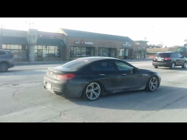 Spotted that BMW M6 Gran Coupe in Oak Lawn, Illinois again.