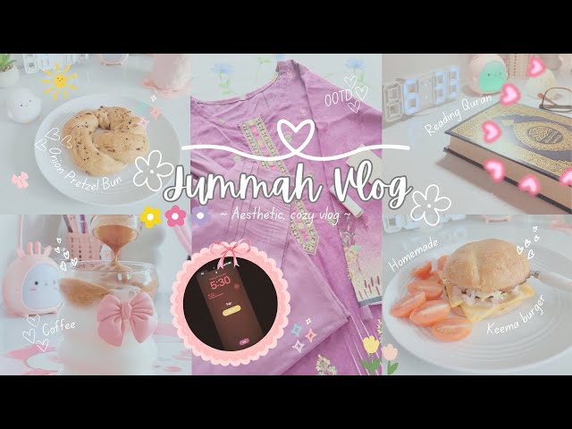 💌 5:30 AM Rise and Shine ✨| Aesthetic Jummah Vlog ☁️🌷| Muslimah Diaries 🌸♥️ #kawaiidesi0v0