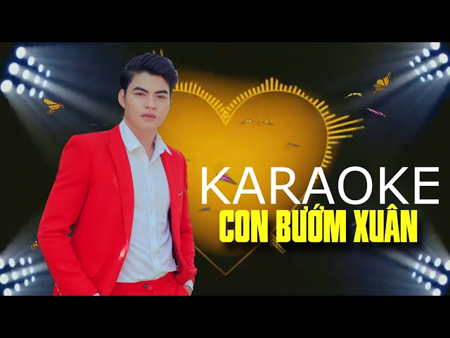 Karaoke Remix | Con Bướm Xuân - Lưu Hưng | Beat Chuẩn