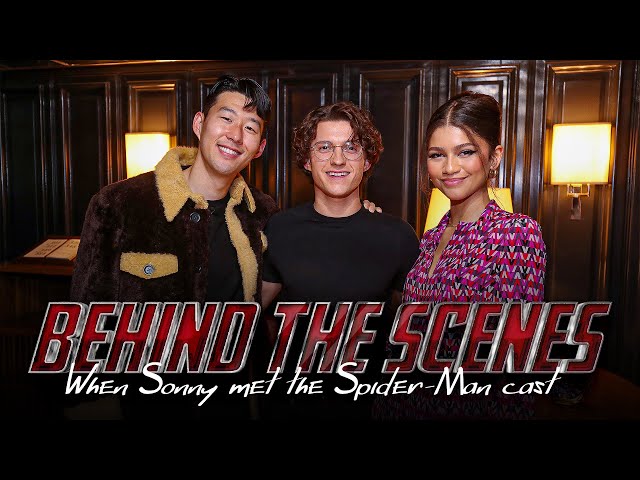 Zendaya, Tom Holland AND Heung-Min Son meet up ahead of Spider-Man: No Way Home release!