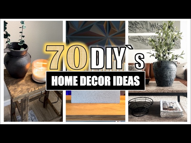 ⭐️ THE BEST 70 IDEAS TO DECORATE YOUR HOME with cheap and easy-to-make materials