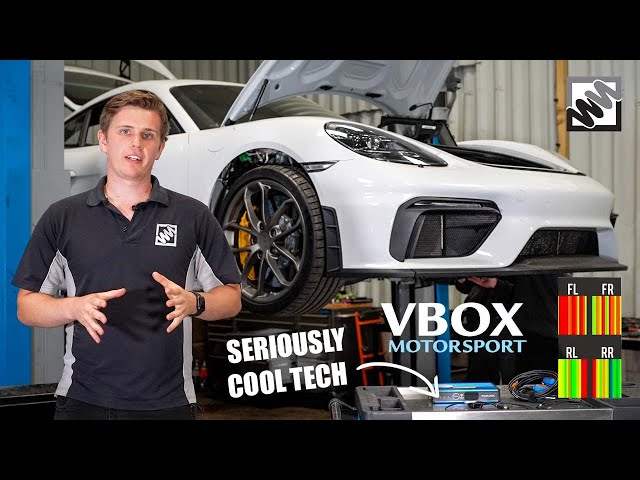 FUTURE Track Car TECH - VBOX Tyre TEMP sensors - Porsche GT4 Ep2