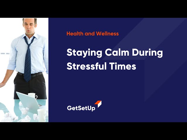 Staying Calm During Stressful Times, Classes designed for older adults