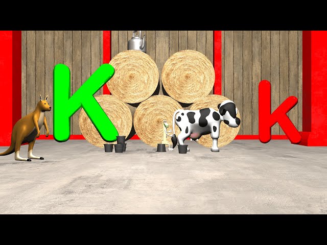 Learn the Letter K - 360° 3D VR Animated Kids Video