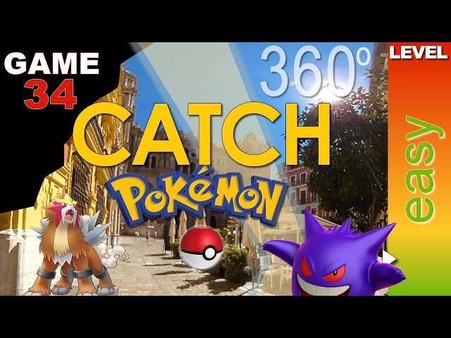 Catch Pokemon: Articuno, Charizard, Entei, Gengar and Victini! Game 34 (easy level)