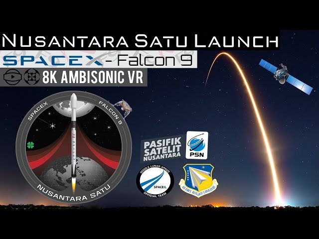 SpaceX Falcon 9 - Nusantara Satu Launch in 8K Ambisonic VR