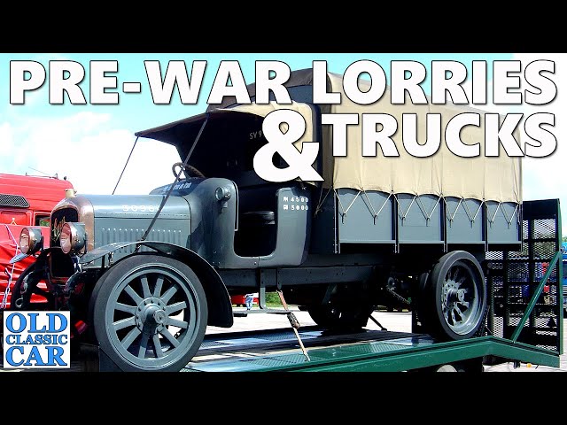 Pre-war lorries - vintage & classic commercial vehicles of the 1920s & 1930s (Foden, Bedford, ERF +)