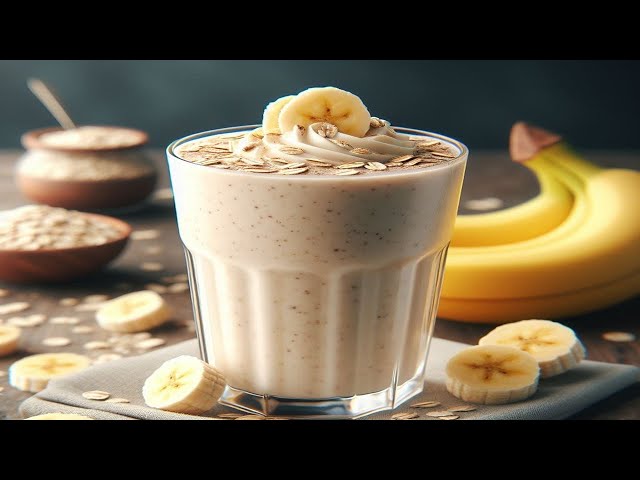 Oats Smoothie with Banana for Weight Loss | Healthy & Delicious Breakfast Recipe