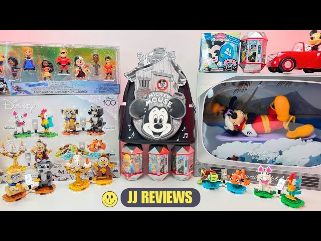 Disney 100 Mickey Mouse Toys Unboxing Review ASMR