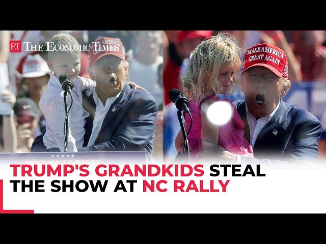 'Vote for grandpa…': Trump's grandkids steal the show at North Carolina rally