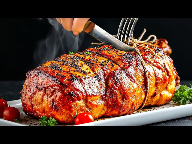 🔥😋 Oh my God, how delicious! 💯 Perfectly juicy pork roast! It's easy and simple to prepare!