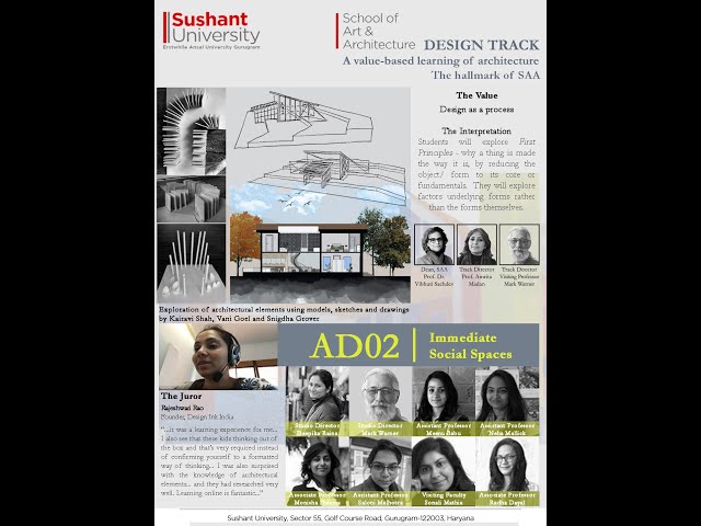 Architecture Design Track : Juror's Testimonial | AD2 | Rajeshwari Rao - Juries#21005