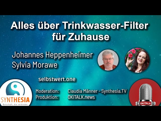 Alles über Trinkwasser-Filter für Zuhause (Synthesia.TV) – 21.1.2024 – 19 Uhr