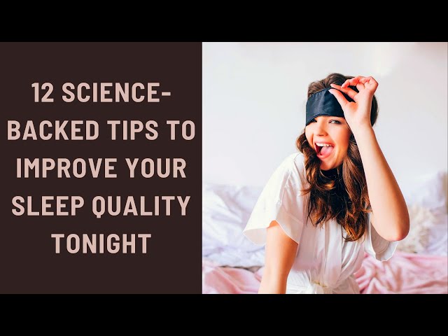 Elevate Your Health: 12 Sleep Quality Secrets in 2024 #sleep