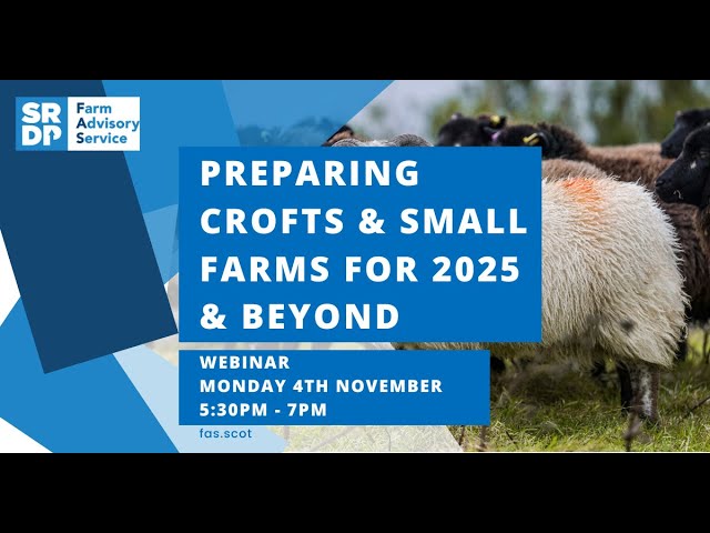 Preparing Crofts & Small Farms for 2025 & Beyond