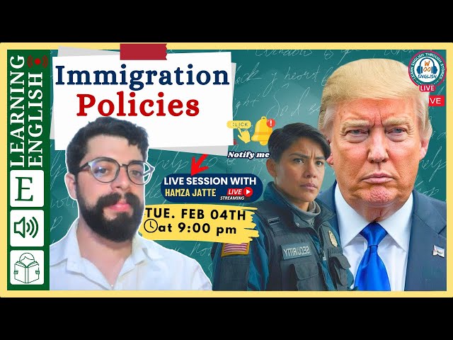 Learn English Through Listening🔥 | LIVE PRACTICE | Trump's Immigration Policies