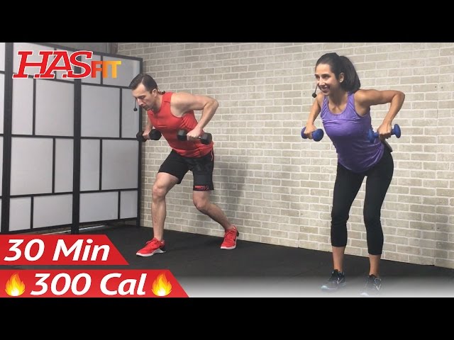 30 Min Beginner Weight Training for Beginners Workout Strength Training Dumbbell Workouts Women Men