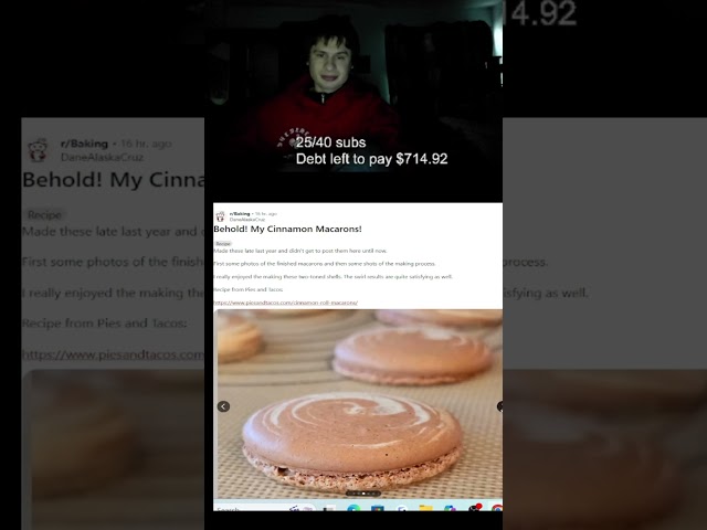 "Behold! My Cinnamon Macarons!" | fanof reacts to u/DaneAlaskaCruz (via reddit)