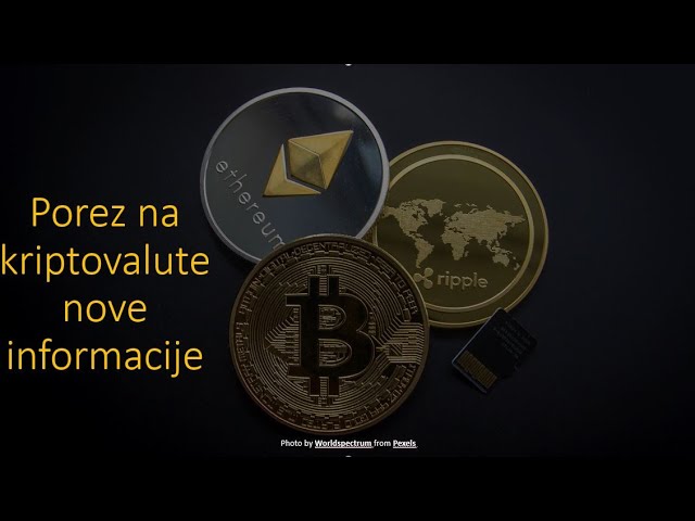 Porez na kriptovalute - nove informacije