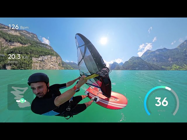 Long Distance Windsurf Tour in Switzerland