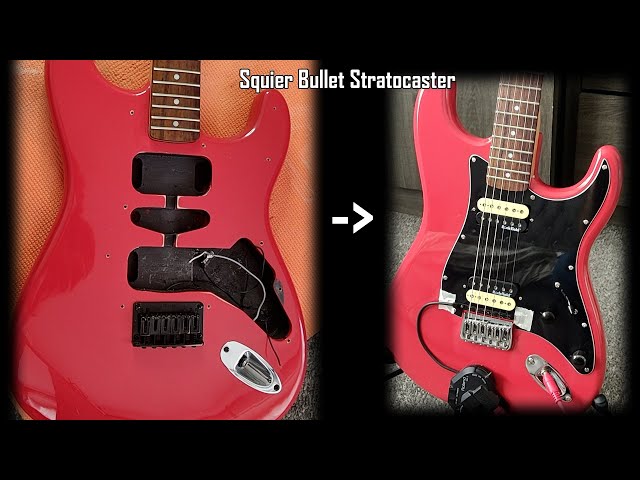 Turning A Squier Bullet Stratocaster Into A Shred Beast!