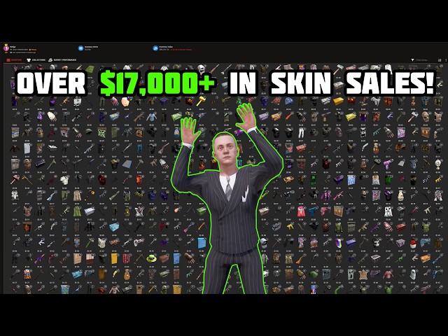 I Sold Over $17,000 In Rust Skins! (Post-Christmas 2025)