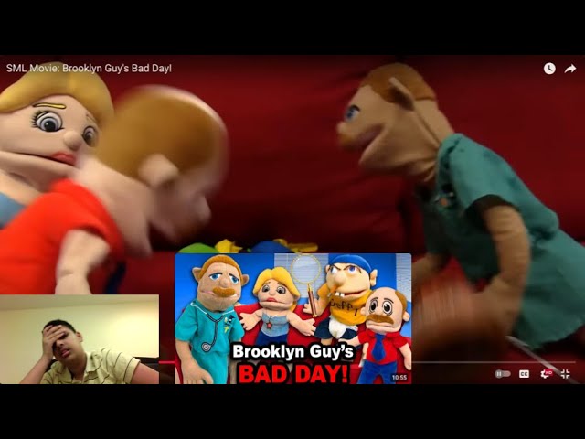 This made my day bad too… SML Movie: Brooklyn Guy's Bad Day Reaction!