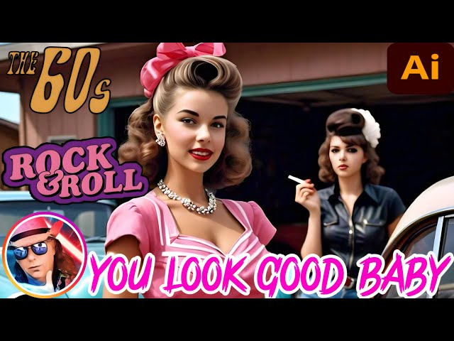 Classic 60s Style Rockabilly-Rock and Roll Song (Ai Music Video)-You Look Good Baby #song #ai #60s