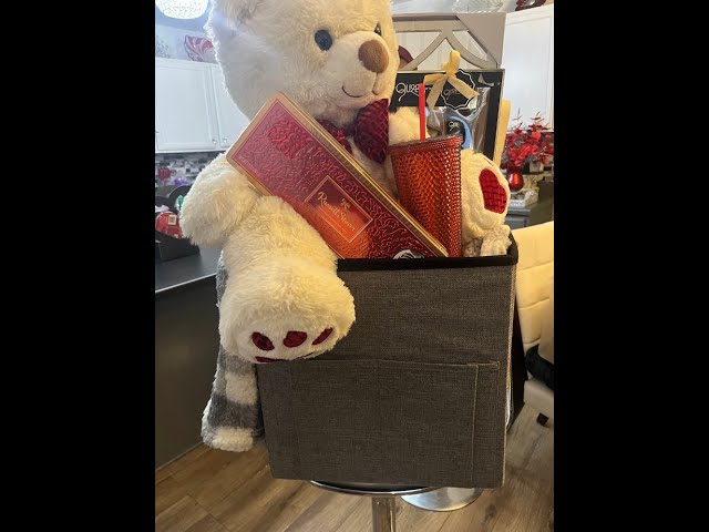 Big Bear/Ottoman/Blanket Valentine Gift