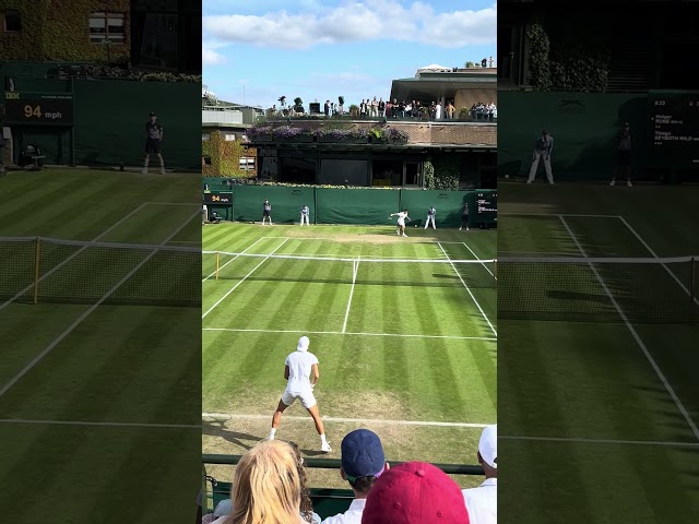 Holger #Rune 🇩🇰 and Seyboth Wild great point court Level #Wimbledon 2024 #tennis