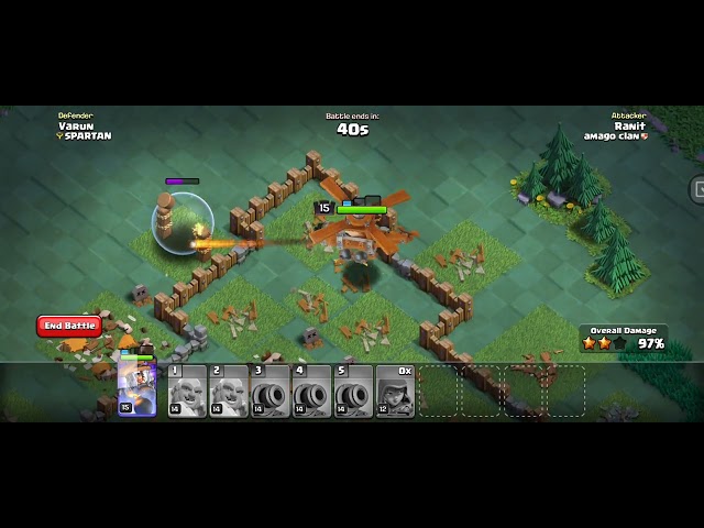 Clash of the clans।। First attack with my battle copter।। star bonus।।Four stars