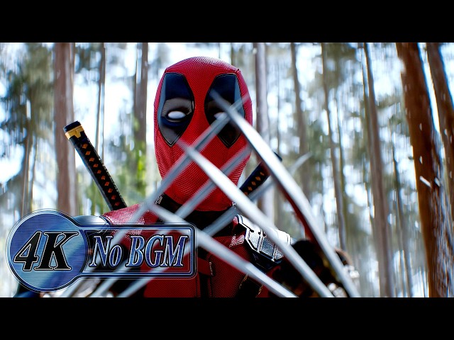 Deadpool Slaughters TVA Agents Fight Scene [No BGM, So No Bye Bye Bye] | Deadpool & Wolverine