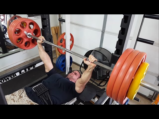 Bench press 365 lbs Personal Record