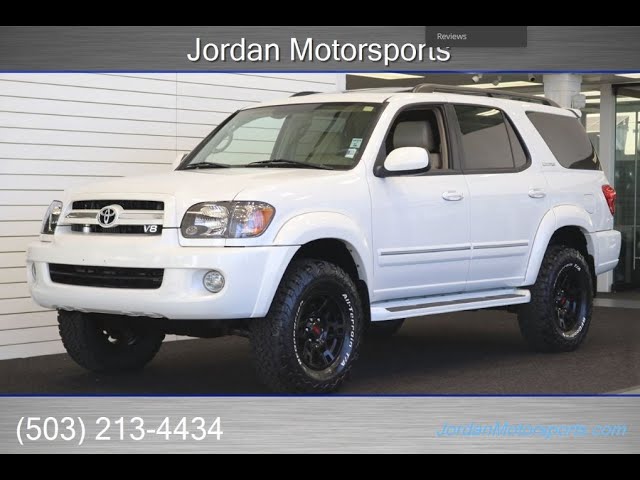 #15299 2006 TOYOTA SEQUOIA LIMITED 84K MLS 0-RUST 2”BILSTEIN LEVEL LIFT W/NEW TRD PROs & 33”BFG KO2s