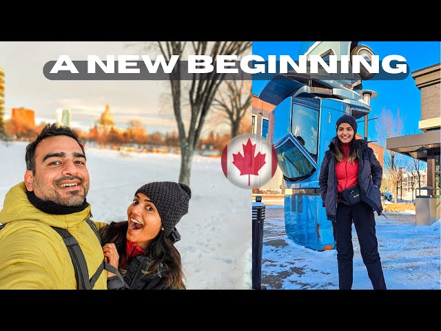 First 3 Days in Edmonton Alberta Canada | Understanding the Basics Of This New City | VJ and Pooja