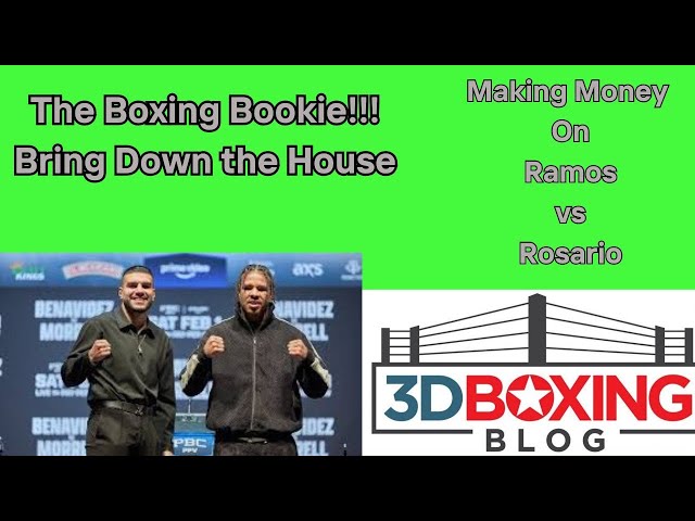 MAKE MOENY W/ the Boxing Bookie on Jesus Ramos VS Jeison Rosario