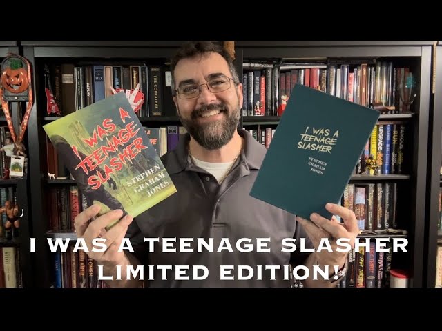 I Was a Teenage Slasher SST Publications Limited Edition Book Unboxing Stephen Graham Jones Horror