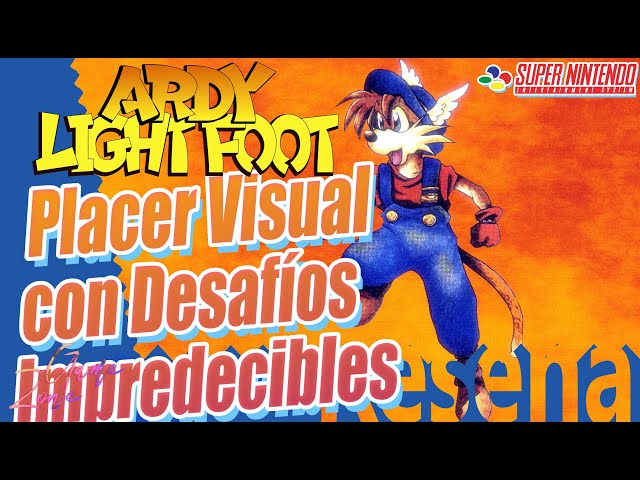 Ardy Lightfoot: Un Placer Visual con Desafíos Impredecibles #ardylightfoot #supernintendo